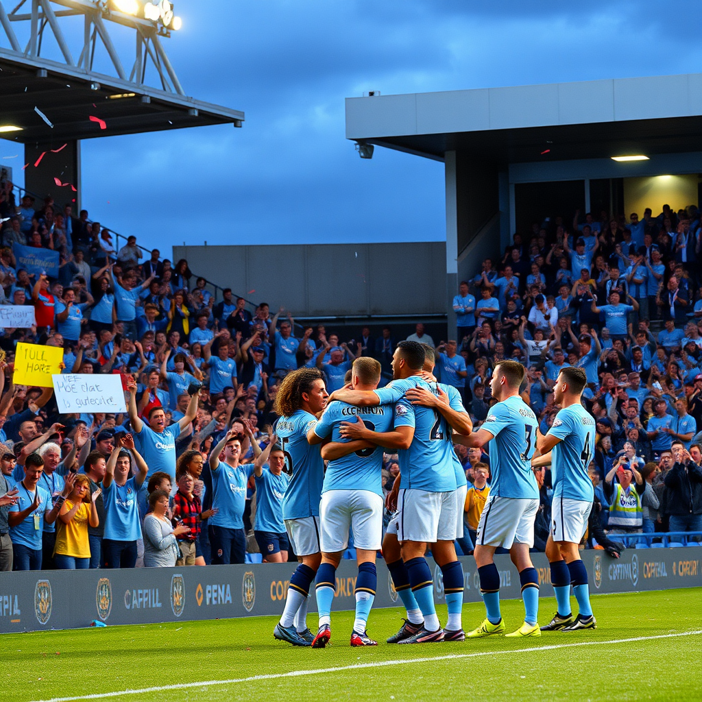 Doug King's brilliant reaction to Coventry City's promotion sums up Sky Blues' achievement